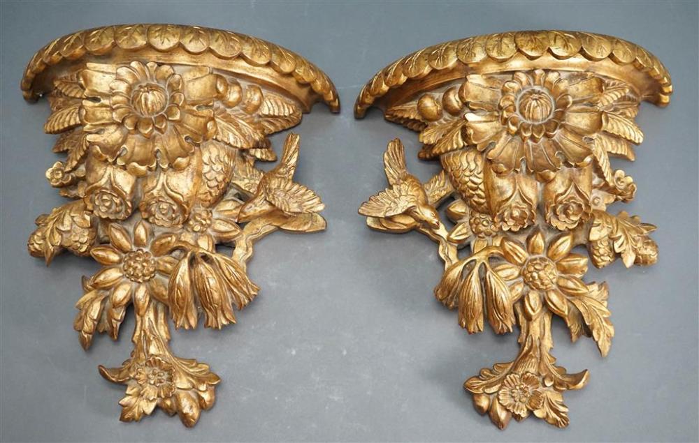 PAIR OF VICTORIAN STYLE CARVED