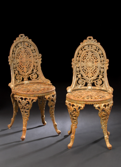 Pair of Victorian-Style Cast-Iron