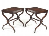 PAIR OF VICTORIAN STYLE OCCASI