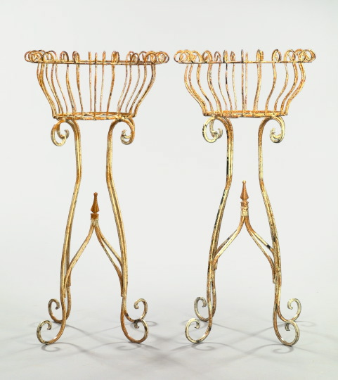Pair of Victorian-Style Polychromed