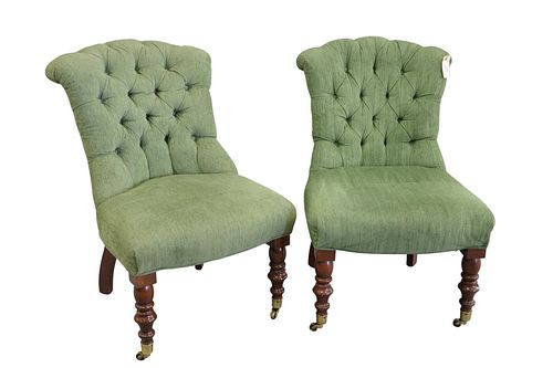 PAIR OF VICTORIAN STYLE SLIPPER