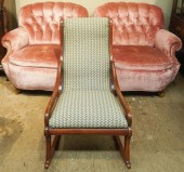 PAIR OF VICTORIAN STYLE TUFTED