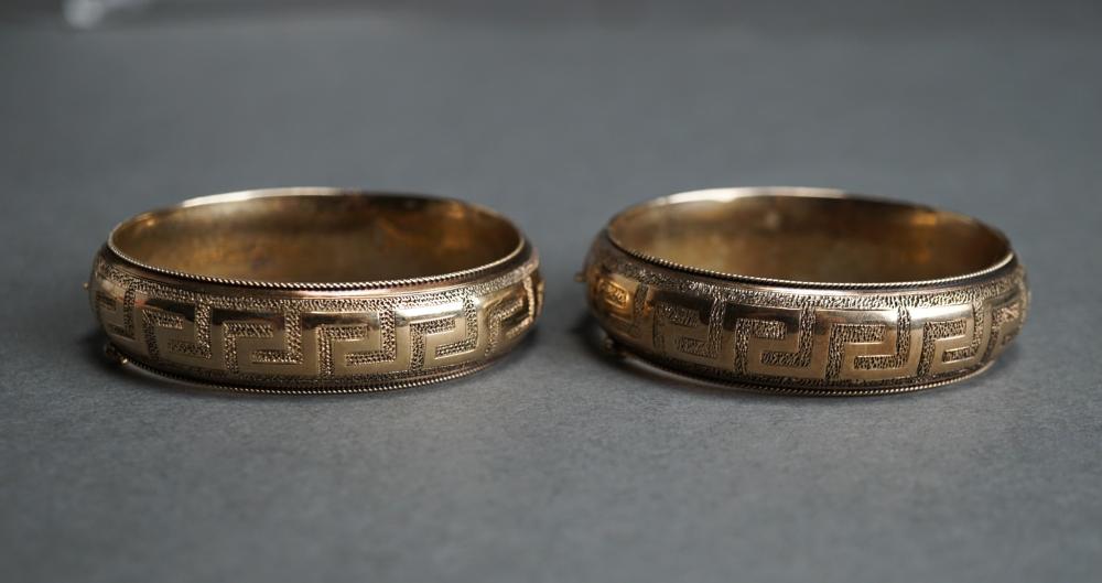 PAIR OF VICTORIAN TESTED 10-KARAT