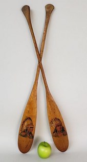 PAIR OF VINTAGE 1930'S CARVED