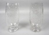 PAIR OF VINTAGE BACCARAT (PARI