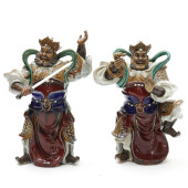 PAIR OF VINTAGE CHINESE GUARDI