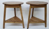 PAIR OF VINTAGE ENGLISH PINE C
