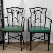 PAIR OF VINTAGE FAUX BAMBOO PA