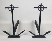 PAIR OF VINTAGE FIGURAL CAST I