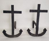 PAIR OF VINTAGE FIGURAL CAST I
