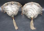 PAIR OF VINTAGE FORTUNY SCUDO