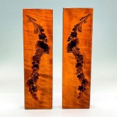 PAIR OF VINTAGE FRENCH MAPLE W
