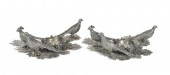 PAIR OF VINTAGE FRENCH PLATED