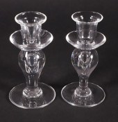 PAIR OF VINTAGE FRENCH ST. LOU