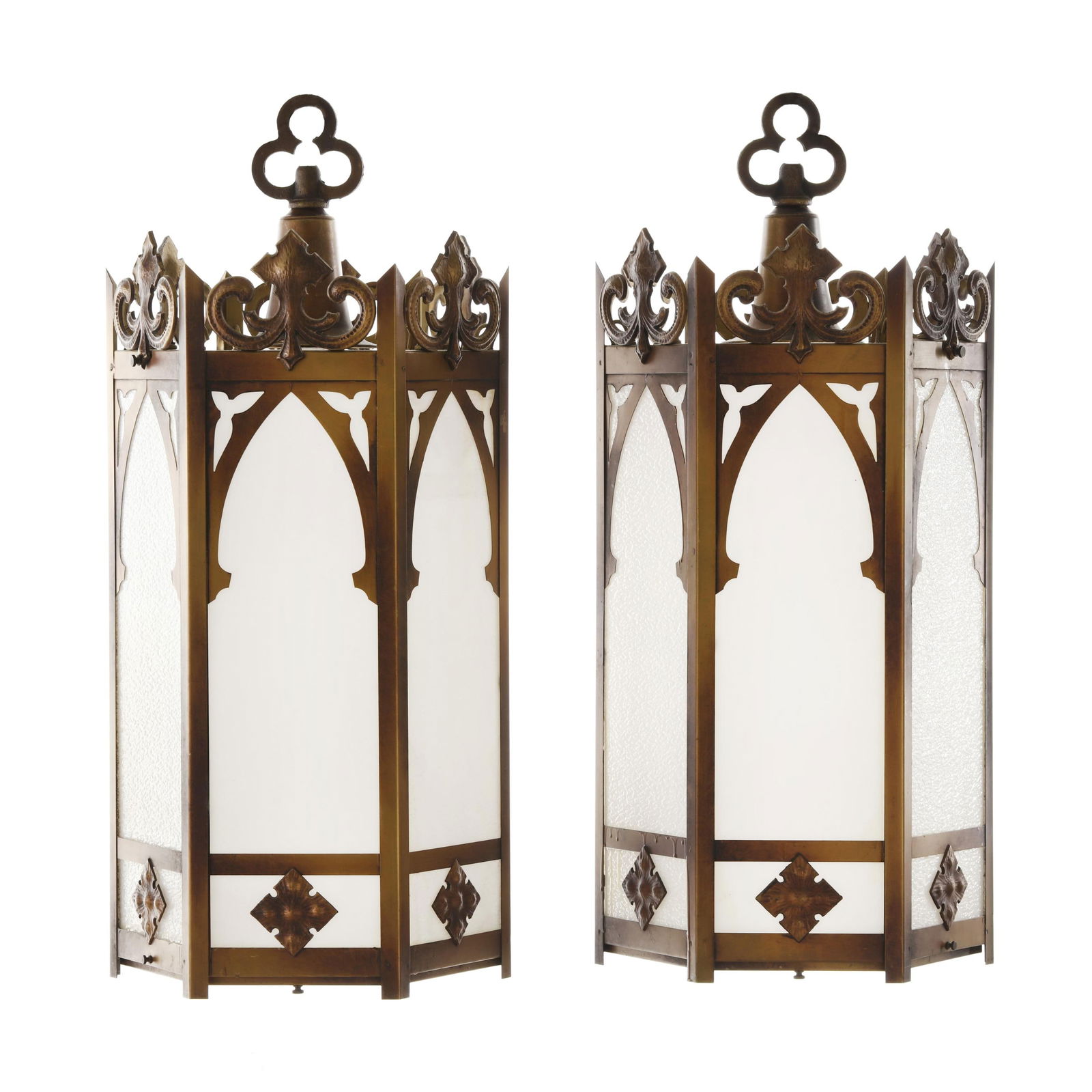 PAIR OF VINTAGE GOTHIC STYLE