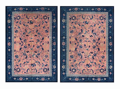 PAIR OF VINTAGE HAND-WOVEN PEKING