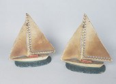PAIR OF VINTAGE HUBLEY FIGURAL