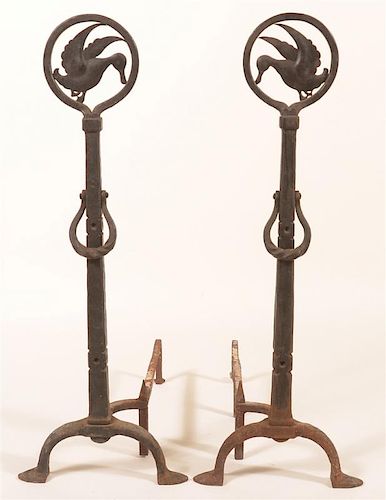 PAIR OF VINTAGE IRON
