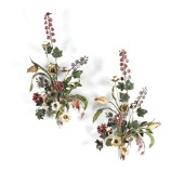 PAIR OF VINTAGE ITALIAN FLORAL