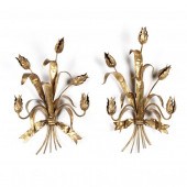 PAIR OF VINTAGE ITALIAN GILT M
