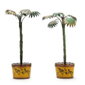PAIR OF VINTAGE ITALIAN TOLEWA