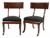 PAIR OF VINTAGE KLISMOS CHAIRS