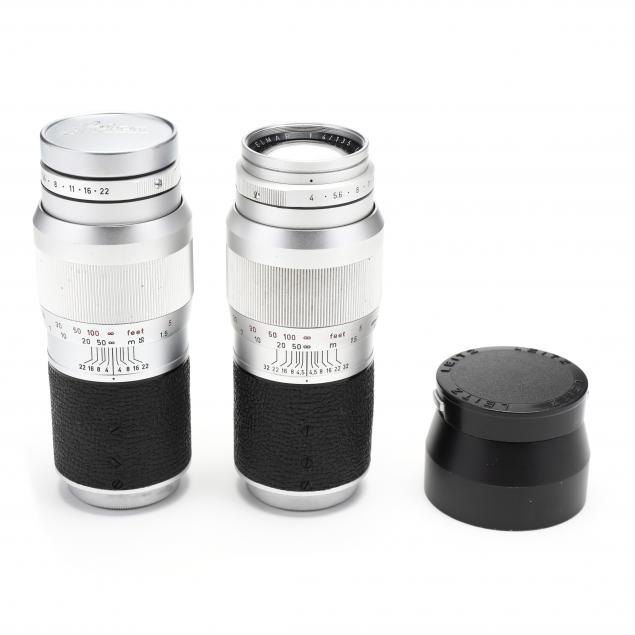 PAIR OF VINTAGE LEICA 135MM F/4