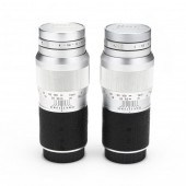PAIR OF VINTAGE LEICA 135MM F/