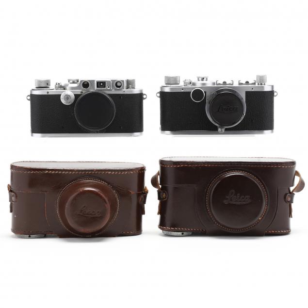 PAIR OF VINTAGE LEICA D.R.P.