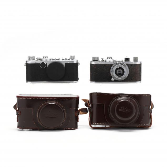 PAIR OF VINTAGE LEICA D.R.P.