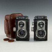 PAIR OF VINTAGE MEDIUM FORMAT