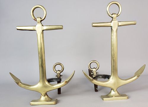PAIR OF VINTAGE MID CENTURY BRASS