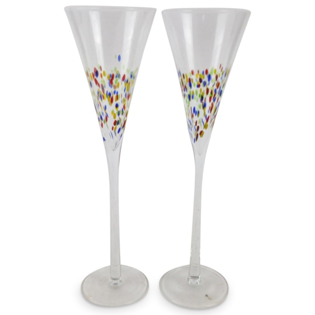 PAIR OF VINTAGE MURANO STYLE