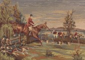 PAIR OF VINTAGE NEEDLEPOINTS 1