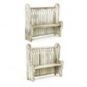 PAIR OF VINTAGE PAINTED PINE B