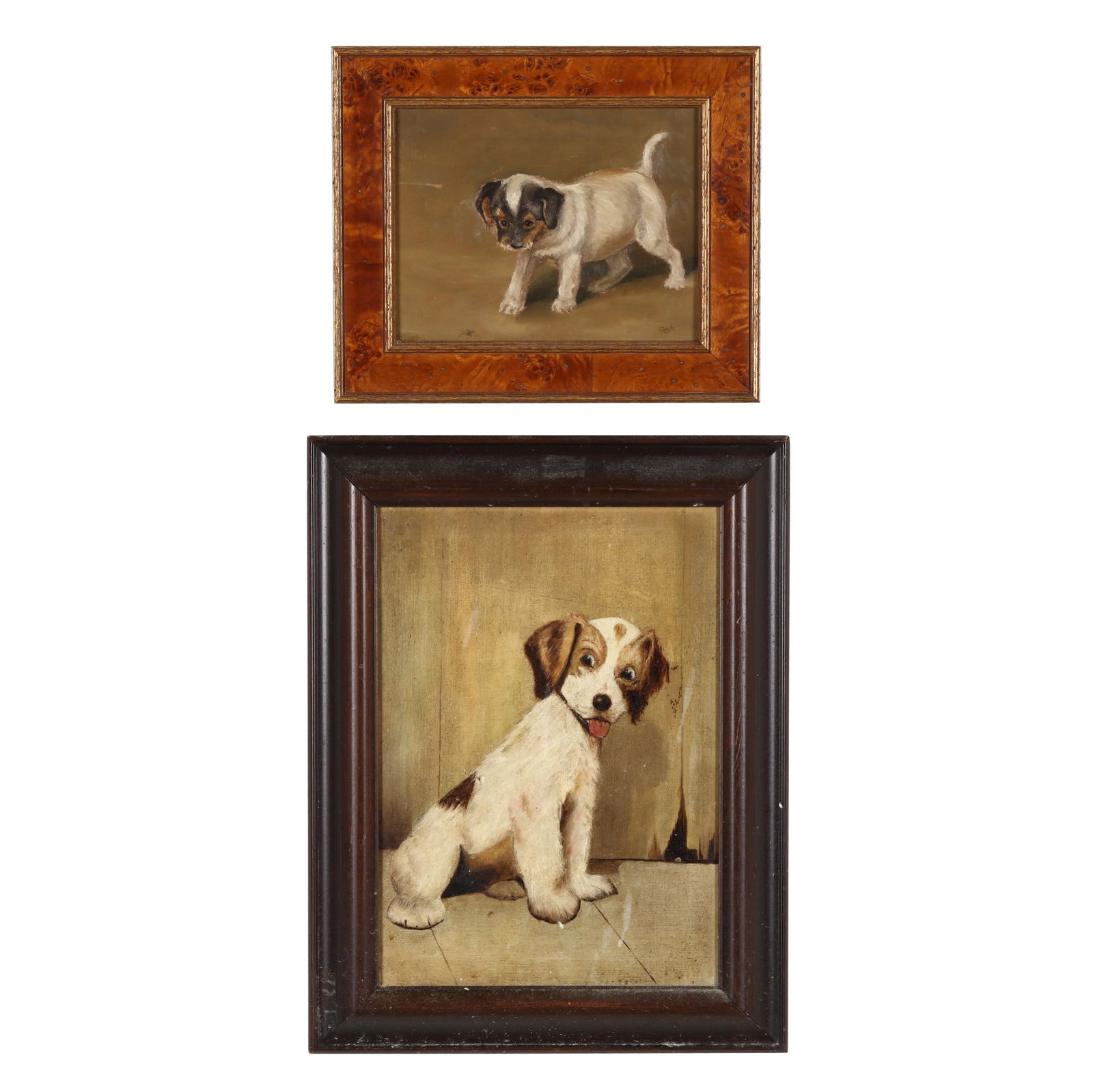 PAIR OF VINTAGE PAINTINGS OF