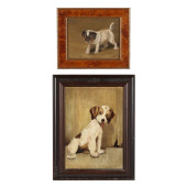 PAIR OF VINTAGE PAINTINGS OF T