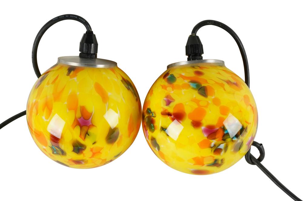 PAIR OF VINTAGE PENDANT LIGHT