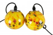 PAIR OF VINTAGE PENDANT LIGHT