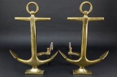 PAIR OF VINTAGE PURITAN BRASS