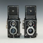 PAIR OF VINTAGE ROLLEICORD TLR