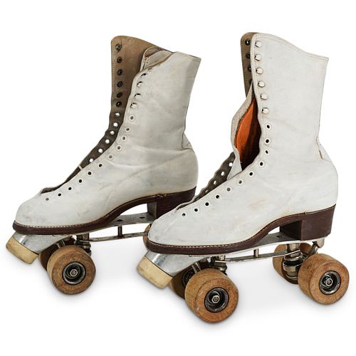 PAIR OF VINTAGE ROLLER