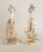 PAIR OF VINTAGE SILVER PLATE C
