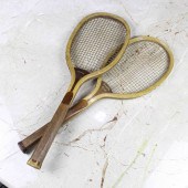 PAIR OF VINTAGE TENNIS RACKETS