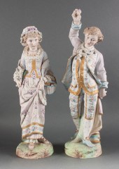 Pair of Vion & Baury painted b