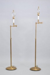 PAIR OF VISUAL COMFORT BRASS F