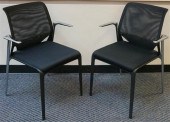 PAIR OF VITRA MEDASLIM SIDE CH