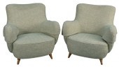 PAIR OF VLADIMIR KAGAN BARREL