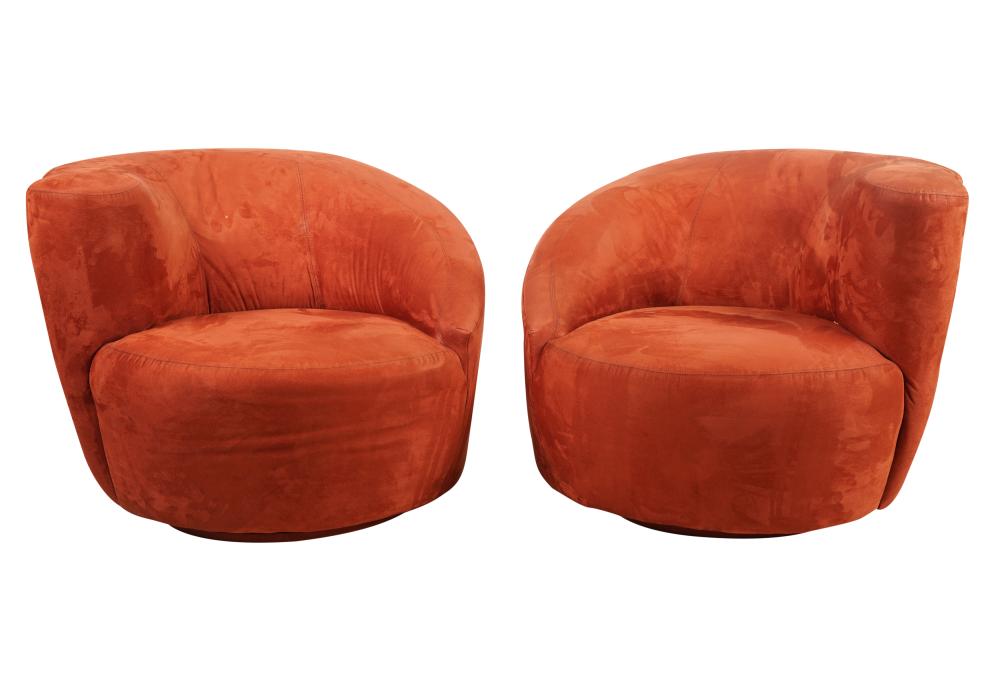 PAIR OF VLADIMIR KAGAN NAUTILUS