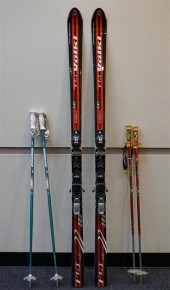 PAIR OF VöLKI P4D SKIS AND TWO